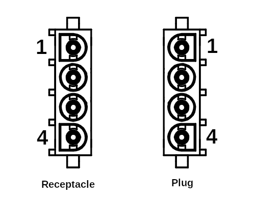 Receptacle on Skeez Ball circuit board