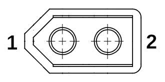 End of lighting cable over playfield