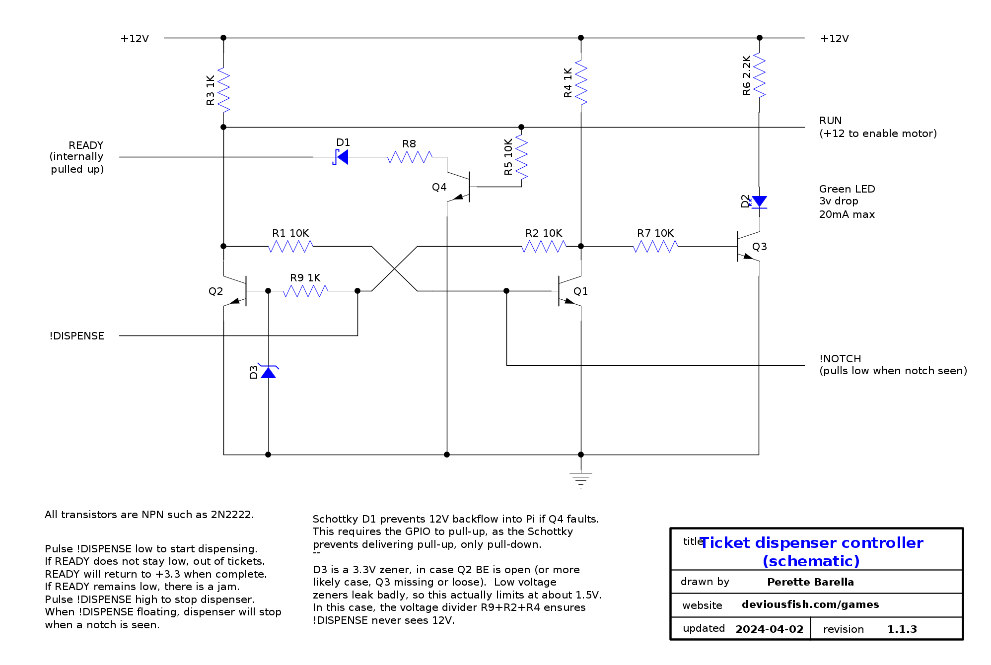 A simple dispenser controller for the DL-1275
